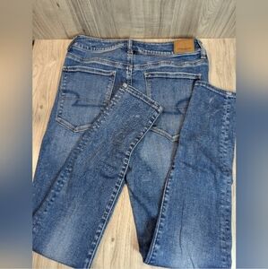 Women's American Eagle Jeans Size 8 Regular Blue Hi-Rise Jegging